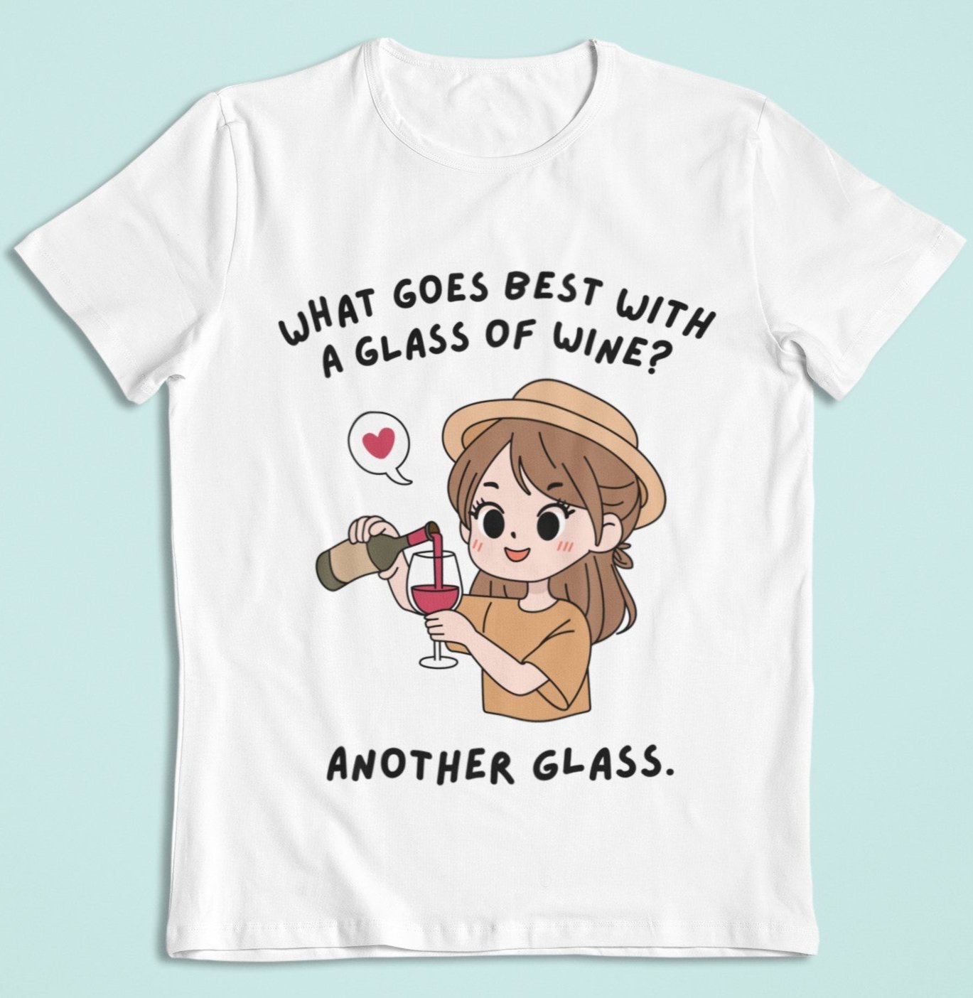 ladies funny wine shirts what goes best with a glass of wine another glass ash grey color