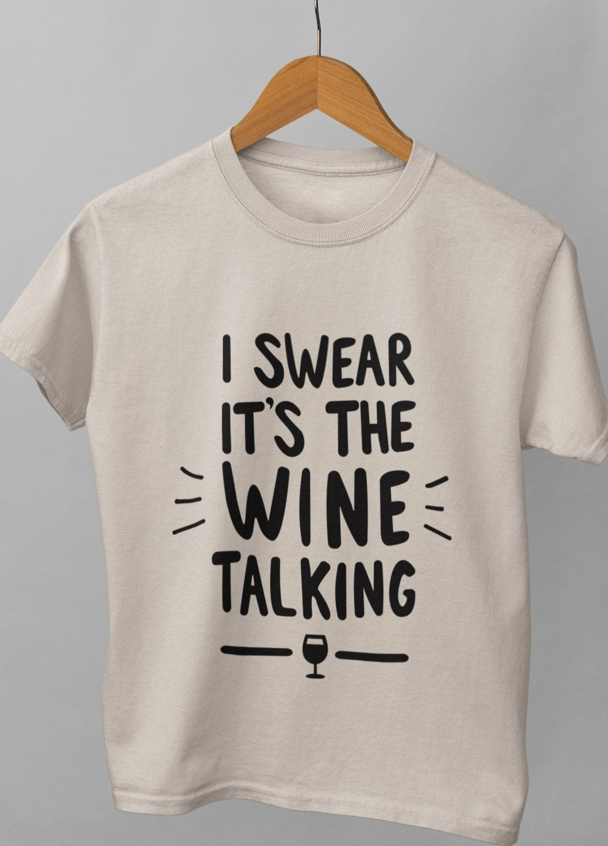 ladies funny wine shirts i swear it is the wine talking natural t