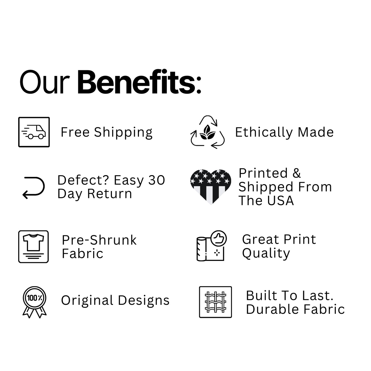 Benefits of buying from us